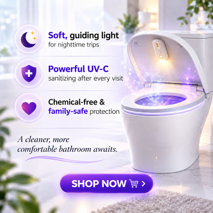 UV Toilet Sanitizer & Night Light