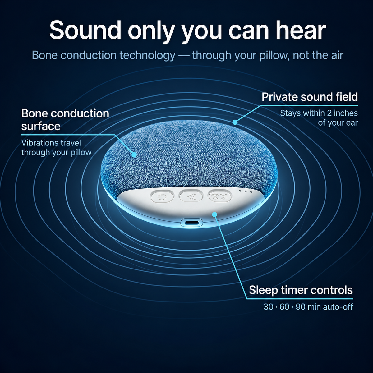 DriftTone Pillow Speaker